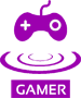 About Us logo gamer