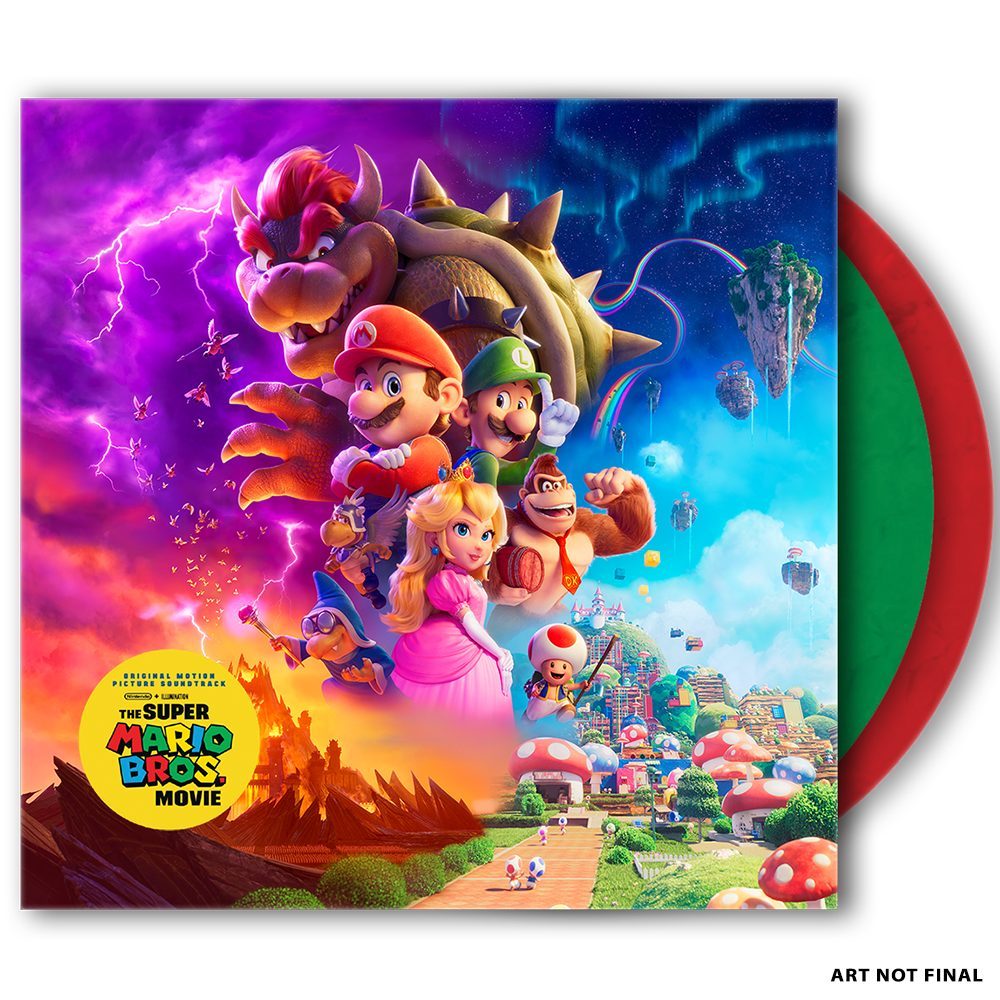super mario bros the movie vinyle 2LP France Just For Games