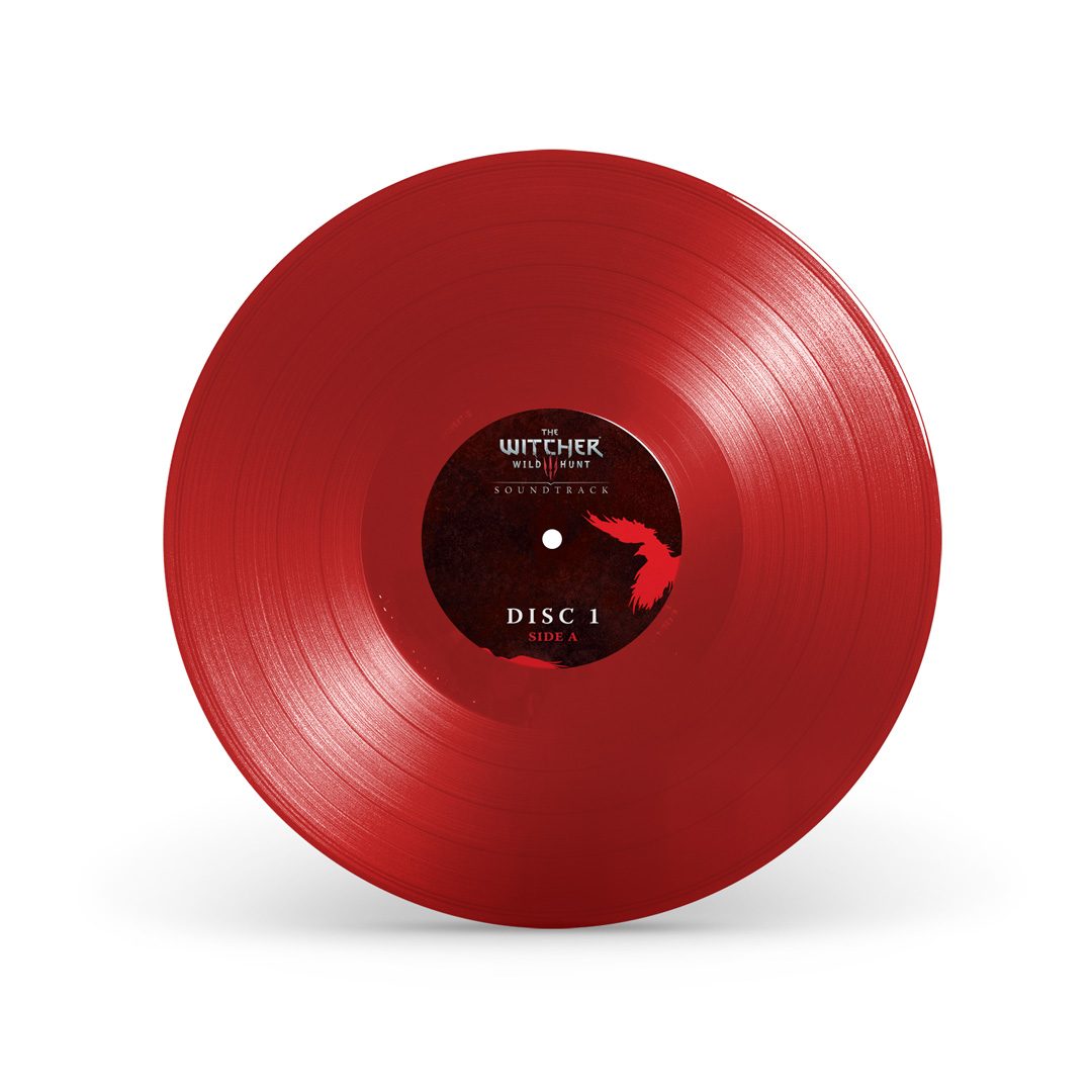 Witcher 3 Transparent Red vinyl