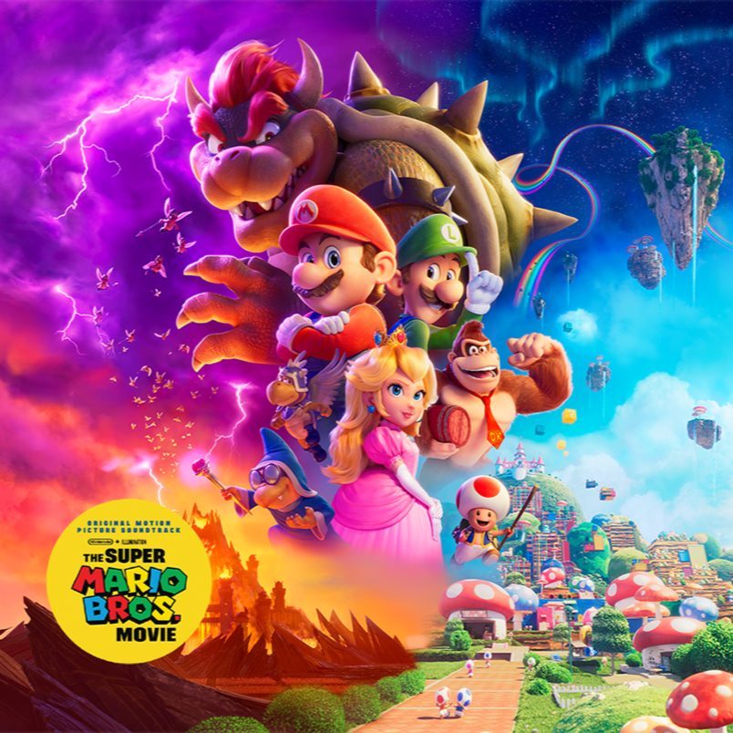 super mario bros the movie vinyle cd ost cover not final